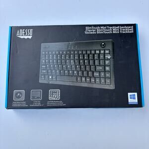 Adesso AKB-310UB SlimTouch USB-Wired Mini Keyboard. New In Open Box.